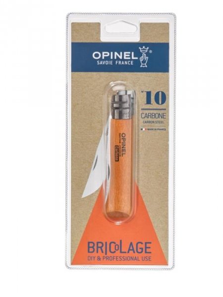 Nóż Składany Opinel Carbon 10 blister