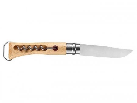 Nóż Składany Opinel No 10 Inox z korkociągiem i otwieraczem