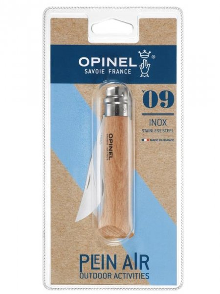 Nóż Składany Opinel Inox Natural 09 blister