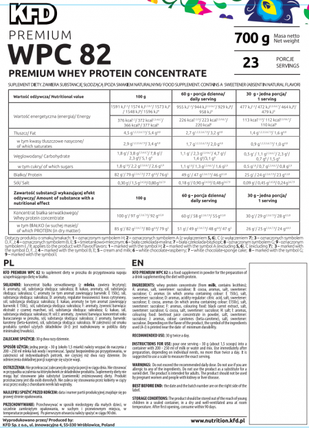 KFD Premium WPC 700 g Lody Tradycyjne