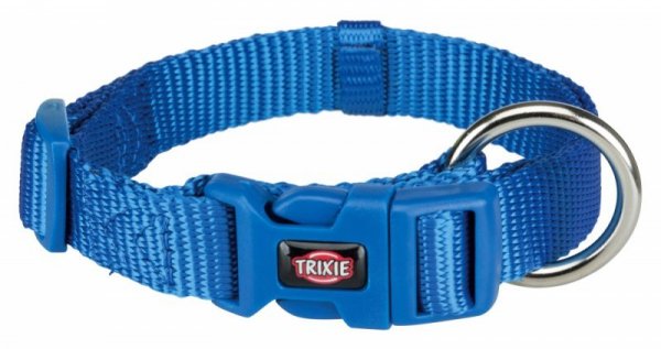 Obroża NYLON, L–XL: 40–65 cm/ 25 mm, królewski błękit