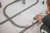 WOOPIE Kolejka Elektryczna Ogromny 914 cm Tor Most Tunel 86 el.