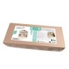 Classic World Duży Drewniany Domek dla Lalek 2 Figurki NATURALNE DREWNO 28 el.