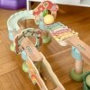 Tooky Toy Drewniany Muzyczny Tor Kulkowy Kulodrom 44 el. Pastelowe