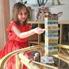 TOOKY TOY Gra Zręcznościowa Chwiejąca się Wieża  Zwierzęta 82 el.