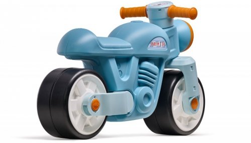 FALK Jeździk Biegowy Ciche Koła Motor Prem1er Retro Niebieski 1+