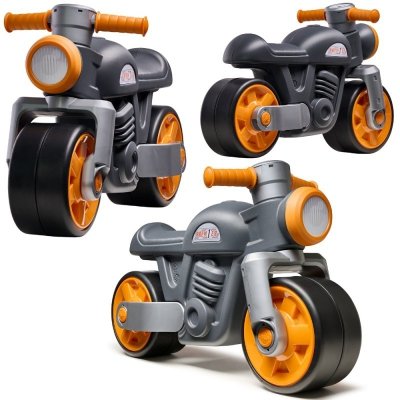 FALK  Jeździk Biegowy Ciche Koła Motor Prem1er Retro Czarny 12m+