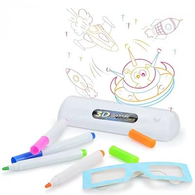 WOOPIE Magnetyczna Tablica 3D Podświetlenie LED do Rysowania