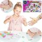 WOOPIE ART&FUN Zestaw do Robienia Biżuterii Bransoletek Wisiorków Pierścionków Kolczyków z Motylkami 