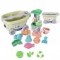 WOOPIE GREEN Zestaw do Piasku z Wózkiem 13 el. BIODEGRADOWALNY ORGANICZNY MATERIAŁ 