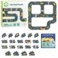 WOOPIE GREEN Droga Puzzle dla Dzieci Autostrada Makieta 21 el. Certyfikat FSC 