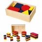 Drewniane Klocki Dienesa Figury geometryczne Viga Toys Montessori 