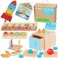 TOOKY TOY Box Pudełko XXL Montessori Edukacyjne 7w1 Sensoryczne 16-18 Mies. 