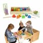 MASTERKIDZ Duża Drewniana Nawlekanka Sznurowanka Montessori 