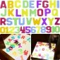 MASTERKIDZ Przezroczyste Cyfry i Litery 38 szt. Montessori 