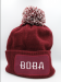 Boba - bordowa czapka