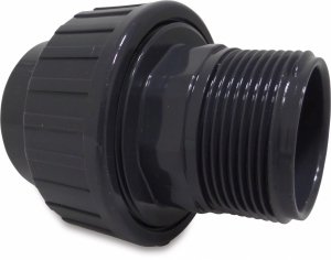 Śrubunek przejściowy PVC-U KW 20 mm x GZ 1/2 10bar