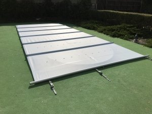 Przykrycie bezpieczne - model Tube - prostokątny - do basenu 5x3m