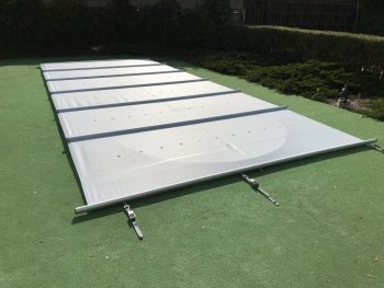 Przykrycie bezpieczne - model Tube - prostokątny - do basenu 9x5 m