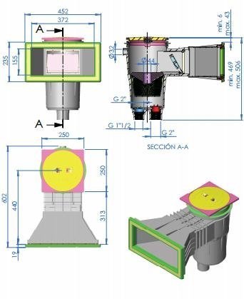 SKIMMER ASTRALPOOL 11311CL144