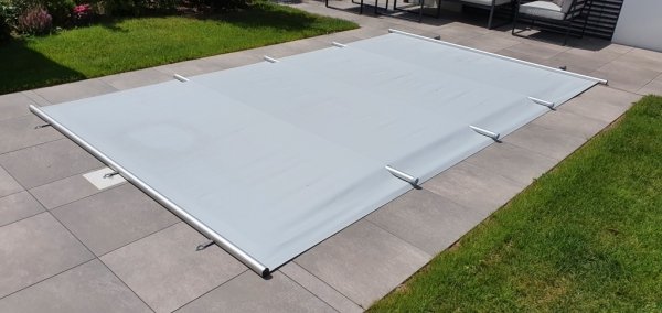 Przykrycie bezpieczne - model standard - owalny - do basenu 6 x 3,2 m