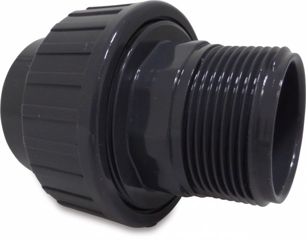 Śrubunek przejściowy PVC-U KW 20 mm x GZ 1/2&quot; 10bar