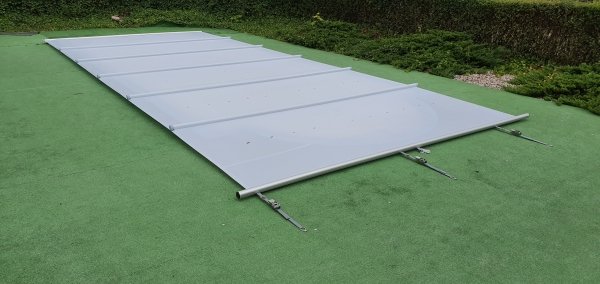 Przykrycie bezpieczne - model Tube - prostokątny - do basenu 9x4 m