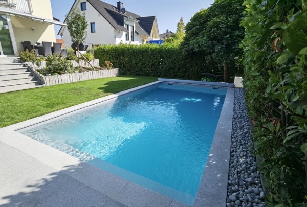 Kamień brzegowy MODENA Soft Sand do basenu 8x4 m / prostokąt