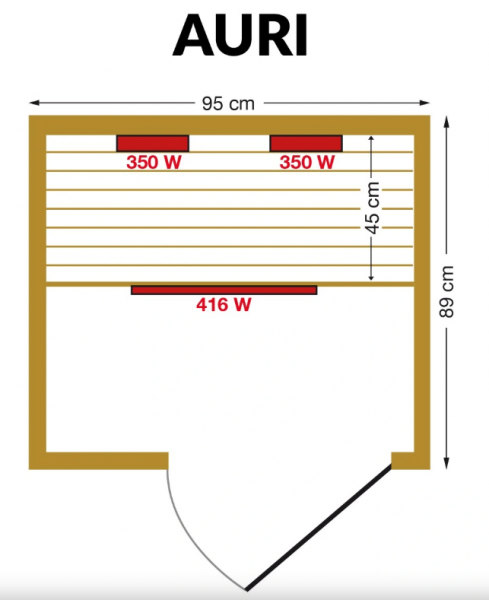 Sauna infrared Auri