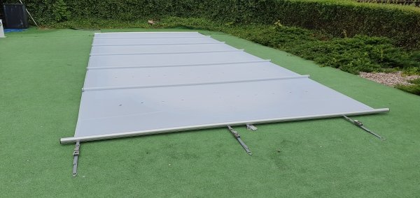 Przykrycie bezpieczne - model Tube - owalny - do basenu 11x5 m