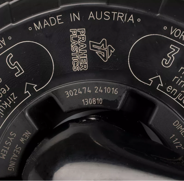 Zawór 6-drożny górny  Praher 130810 V6 ND TM12 SF-FLange 1 1/2" ABS z gwintem 1 1/2" BSP / d50mm MOP 3,5 bar