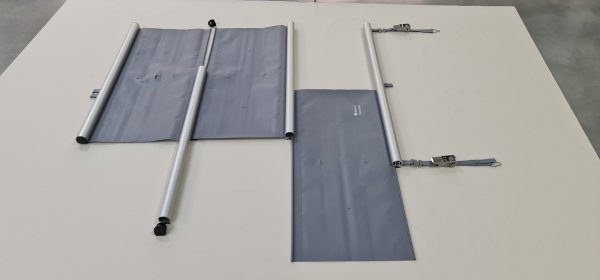 Przykrycie bezpieczne - model Segment - prostokątny - do basenu 10x5m