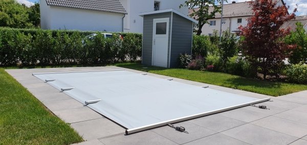 Przykrycie bezpieczne - model standard - owalny - do basenu 6 x 3,2 m