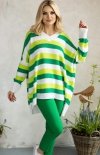 Oversizowy sweter w paski 30091-1