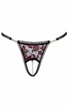 Crotchless seksowne stringi damskie-1