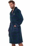 Hero Long 2455 Dark Blue szlafrok męski tył