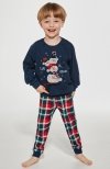 Cornette Kids Boy 593/154 Snowman świąteczna piżama chłopięca 