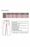 Nife spodnie damskie wide leg z kantem łososiowe