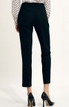  Nife eleganckie czarne spodnie chino tył
