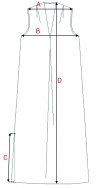 Bewear B283/1 sukienka maxi we wzór 