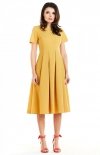 Sukienka zółta Awama A253_4