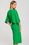 Sukienka ołówkowa zielona midi M700 tył