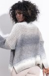 Oversizowy sweter damski ombre F1356 tył