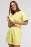 Bewear B295 szorty z kieszeniami cytrynowe 