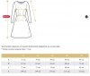Długa brokatowa sukienka Paris złota Tabela rozmiarów