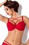 Dama Kier Melba czerwony biustonosz push-up