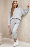 Komplet dresowy bluza i spodnie szary