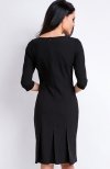 Awama A158 sukienka czarna tył
