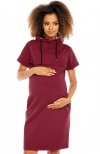 PeekaBoo 1581 sukienka mama bordowa