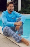 Italian Fashion Jaromir piżama męska niebieska